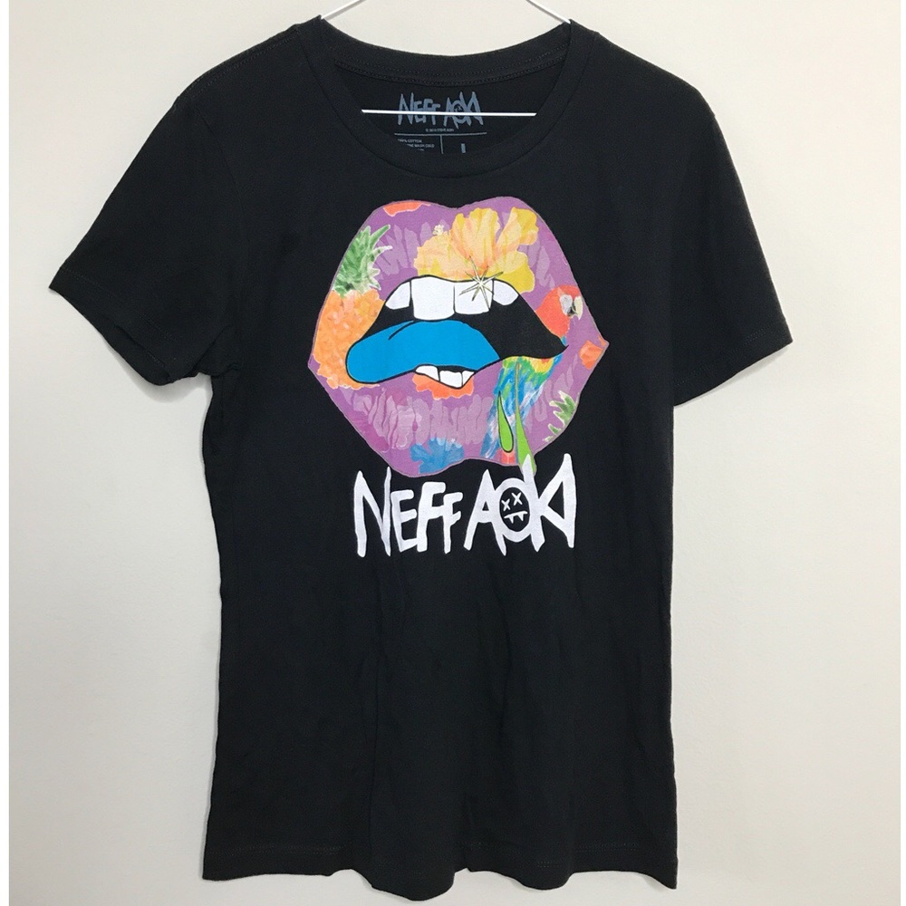 Neff x Aoki Hawaiian Print Crew Neck T-Shirt